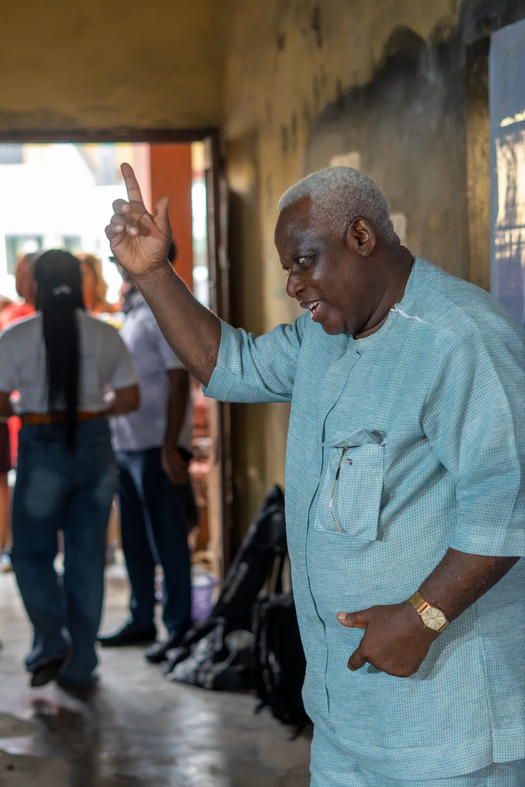 A community guest contributing to the session